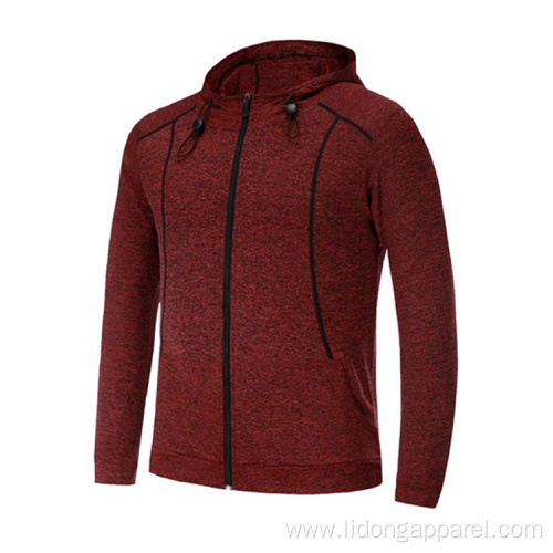 Wholesale Autumn Winter Plain Gym Unisex Hoodie Jacket